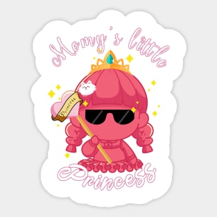 Little sassy pink princess Sticker